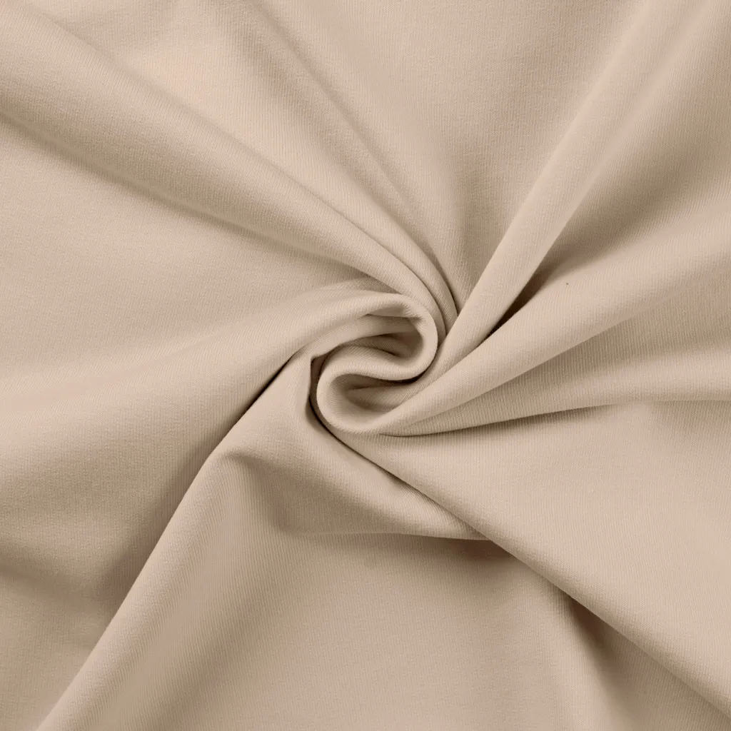 French Terry Sommersweat Uni Sand